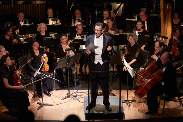 Alan Pearson and the Brooklyn Philharmonic - Photo by Joshua Simpson