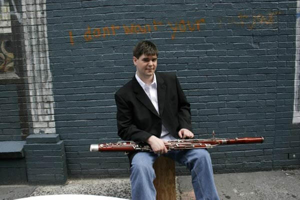 Bassoonist Peter Kolkay (photo credit: Wolf Trap Foundation for the Performing Arts)