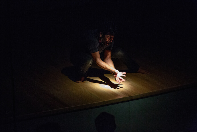 Paul Pinto performs at Resonant Bodies 2018