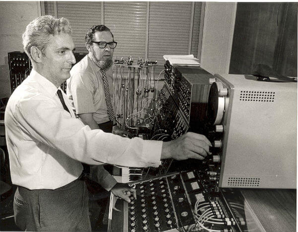 Robert Moog and Herbert Deutsch