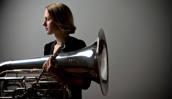 Tuba soloist Carol Jantsch (photo credit: © 2007 Ryan Donnell)