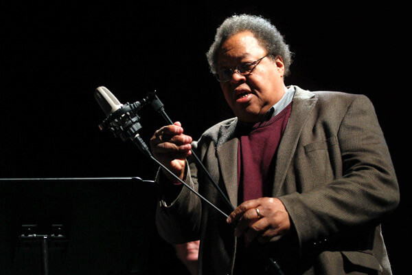 Composer George Lewis at Bowling Green New Music Festival (photo courtesy BGSU Marketing & Communications, all rights reserved)