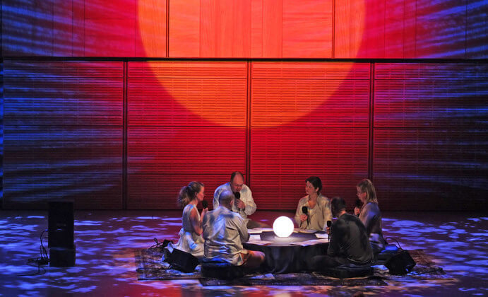 Theatre of Voices performs Stimmung-- Photo by Hiroyuki Ito