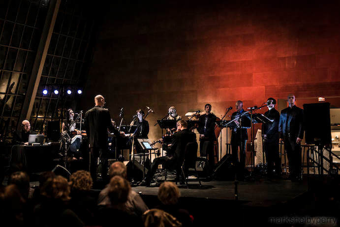 ACME and Roomful of Teeth perform Jóhannsson – Photo by Mark Shelby Perry