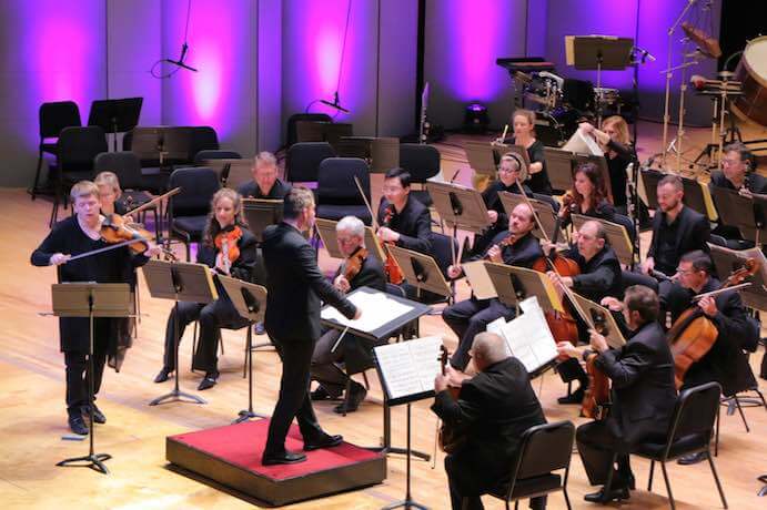 Pekka Kuusisto with the Cincinnati Symphony Orchestra--Photo courtesy of the Cincinnati Symphony Orchestra