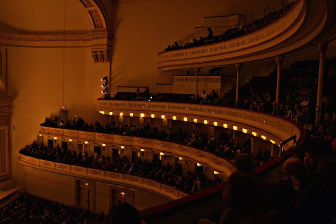 Inside Carnegie Hall--Photo by Troy Tolley Flickr/CC BY-ND 2.0