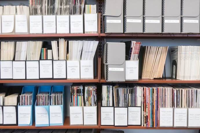 The Center for Blacn Music Research stacks
