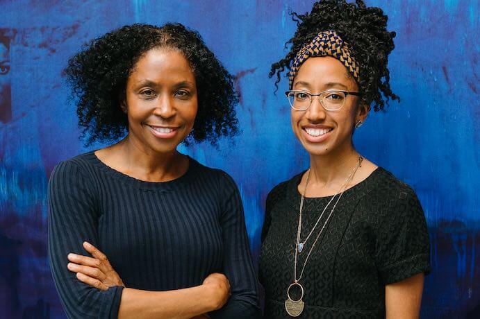 Lorna Simpson and Jessica Mays--Photo by Fadi Kheir
