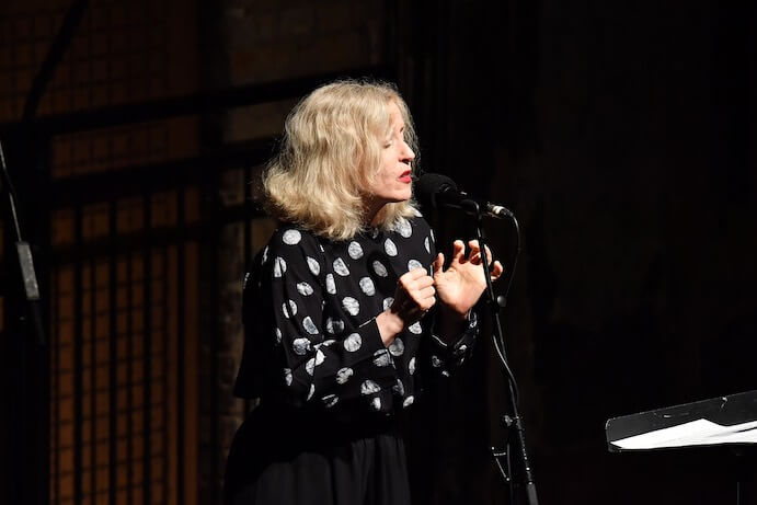 Jennifer Walshe performs at Battersea Arts Centre during the 2019 Proms--Photo by Chris Christodoulou