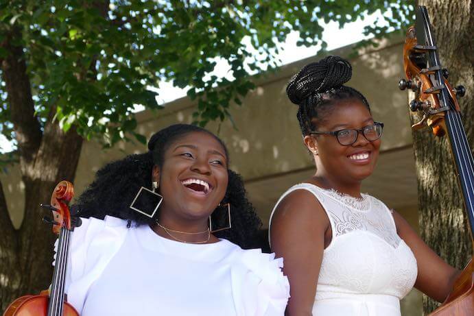 Katie Brown and Dalanie Harris of Classically Black Podcast--Photo by Richard Desinord