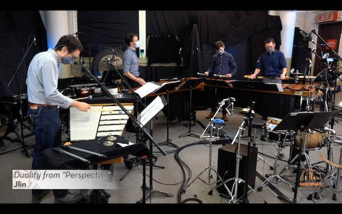 Third Coast Percussion performs Duality from Perspective by Jlin--Screenshot courtesy Third Coast Percussion
