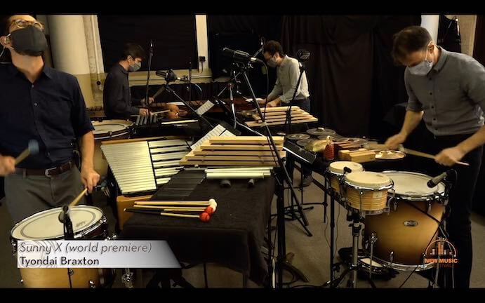 Third Coast Percussion performs Tyondai Braxton's Sunny X--Screenshot courtesy Third Coast Percussion