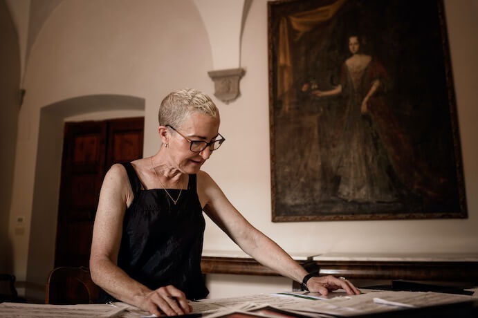 Myra Melford--Photo by Marco Giugliarelli for Civitella Ranieri Foundation