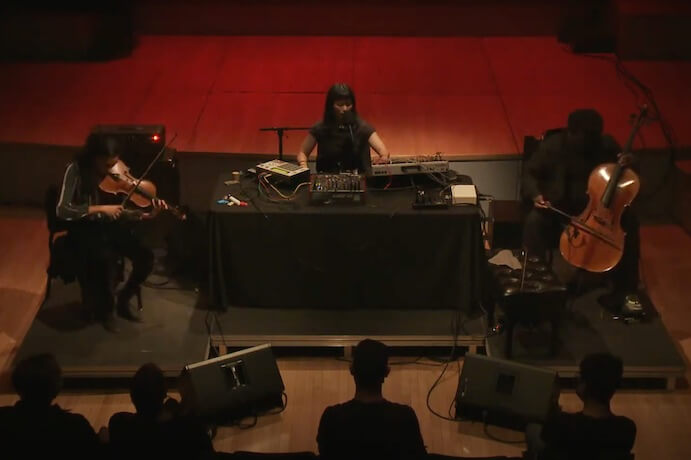 Joanna Mattrey, Charmaine Lee, and Lester St. Louis--Screenshot courtesy of Roulette