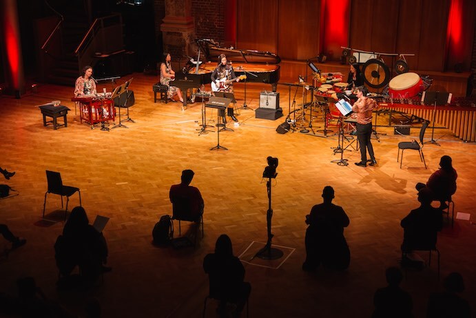 Tangram Lunar New Year performance at LSO St Luke's in London--Photo by Mike Skelton