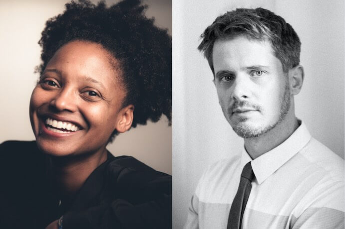 Tracy K. Smith (Photo by Rachel Eliza Griffiths) and Gregory Spears (Photo by Dario Acosta)