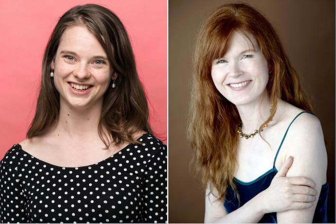 Rose Hegele (Photo by Brandon Vick) and Sarah Cahill (Photo by Christine Alicino)