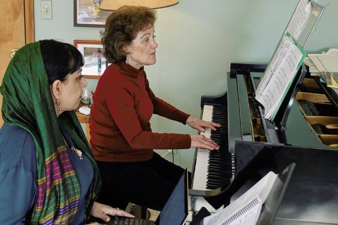 Roya Sada and Sheila Silver--Photo courtesy of Seattle Opera