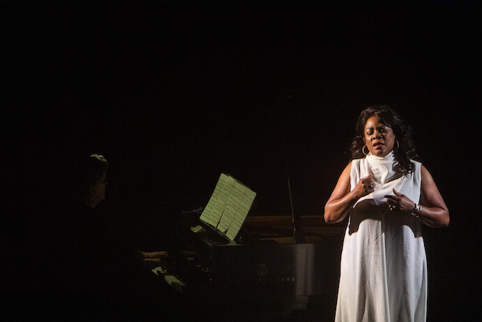 Mezzo-soprano Denyce Graves and pianist Laura Ward perform Damien Geter's COTTON -- Photo courtesy of Lyric Fest