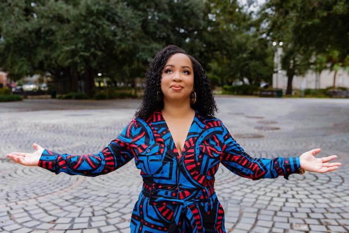 Courtney Bryan in Congo Square – Photo by Taylor Hunter