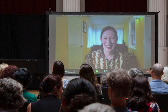 Meredith Monk hosts a talk at the International Conference of Dalcroze Studies -- Photo by Charlie Claffey