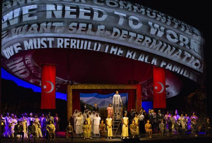 Anthony Davis' "X: The Life and Times of Malcolm X" -- Photo by Marty Sohl / Met Opera