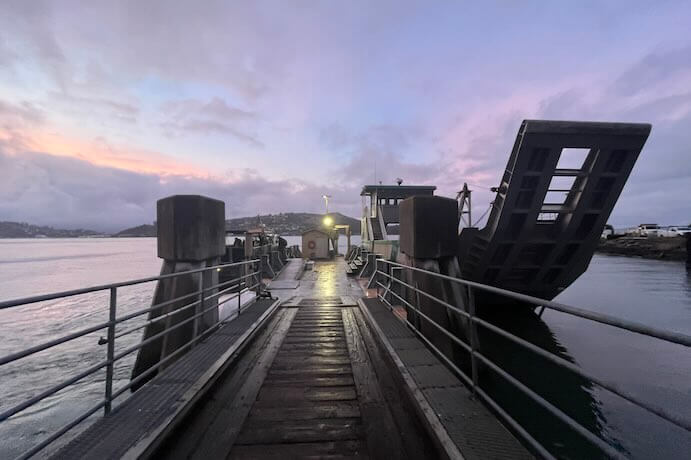 Angel Island Dock -- Photo by Kathryn Bates