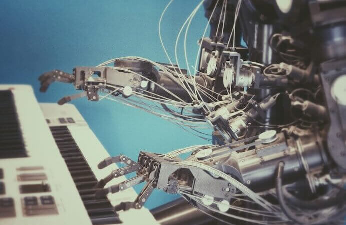 Robot Pianist -- Image by Possessed Photography