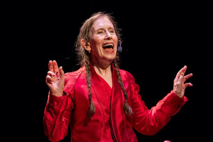 Meredith Monk performs at Bang on a Can LOUD Weekend 2024 -- Photo by Stephanie Berger