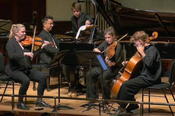 Vijay Iyer and Manchester Collective Members -- Courtesy of Wigmore Hall