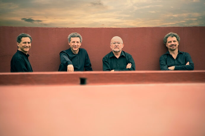 Cuarteto Latinoamericano: Arón Bitrán, Saúl Bitrán, Javier Montiel, and Álvaro Bitrán -- Photo by Sergio Yazbek