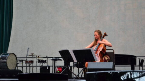 Ashley Bathgate performing Daniel Wohl's Saint Arc