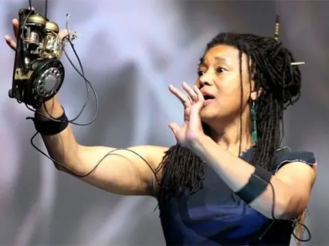 Pamela Z--Photo by rubra (courtesy of Ars Electronica)