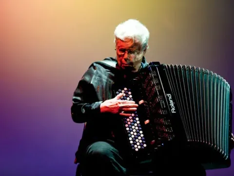 Composer Pauline Oliveros. Photo credit: Vinciane Verguethen