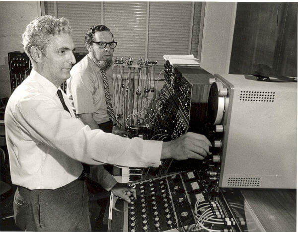 Robert Moog and Herbert Deutsch Robert Moog and Herbert Deutsch