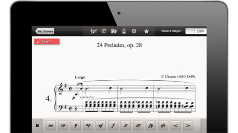 Tonara Sheet Music for iPad