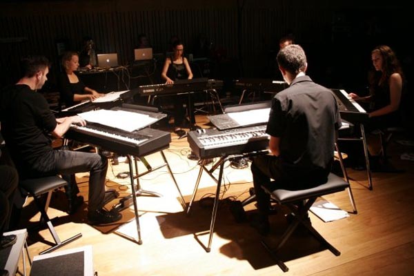 Piano Circus ensemble (photo credit: piano circus.com)