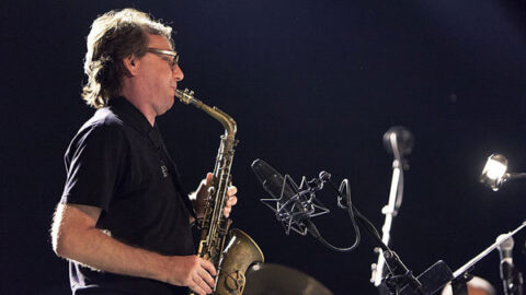 John Zorn at Jazz Middelheim 2012 (photo credit: Bruno Bollaert, Flickr, used under Creative Commons license. Via walkerart.org)
