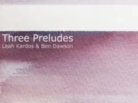 Three Preludes Cover