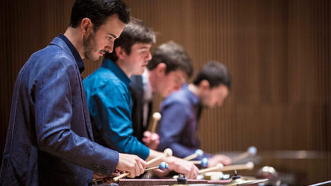 Sandbox Percussion Quartet - Photo by Noah Stern Weber