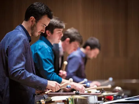 Sandbox Percussion Quartet - Photo by Noah Stern Weber