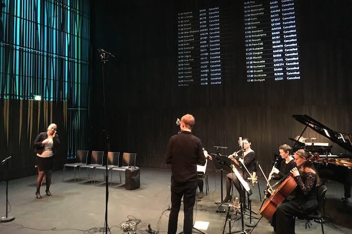 Einarsdóttir and Electra Ensemble-- Photo by Gavin Gamboa