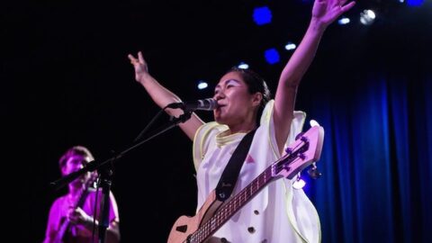Deerhoof performs at the 2017 Big Ears Festival--Photo by Cora Wagoner Photography