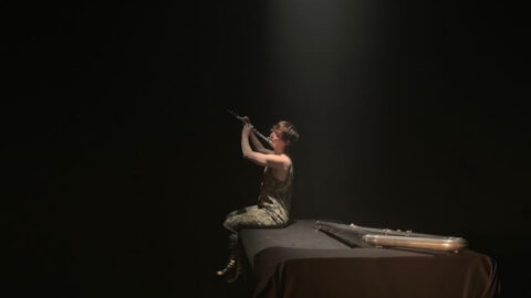 Claire Chase's Density 2036: part vi--Photo by Karen Chester