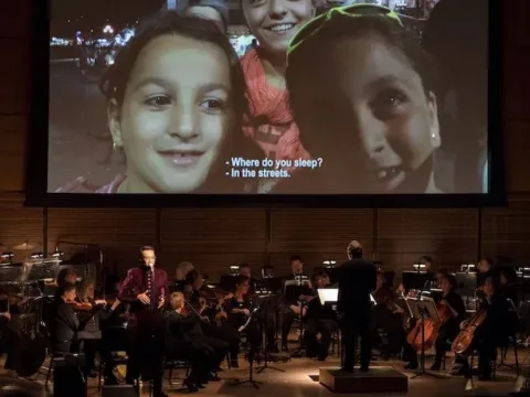 Du Yun and Khaled Jarrar's Where We Lost Our Shadows performed by the American Composers Orchestra--Photo by Jennifer Taylor
