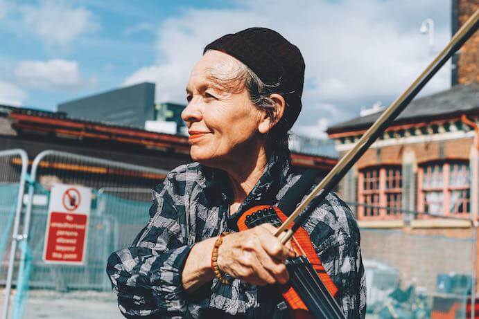Laurie Anderson--Photo by Tarnish Vision