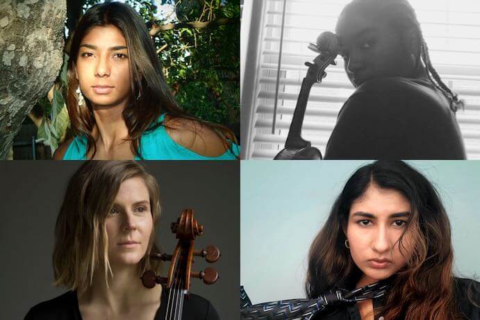 Top row: Juhi Bansal, Yaz Lancaster Bottom row: Amanda Gookin, Nina Shekhar