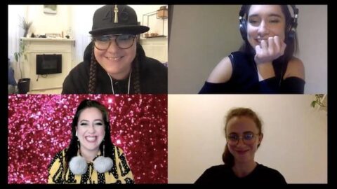 Cris Derksen, Isidora Nojkovic, Olivia Shortt, and Aliayta Foon-Dancoes--Screenshot courtesy of the artists