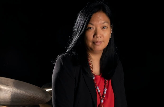 Susie Ibarra--Photo by Tony Cenicola