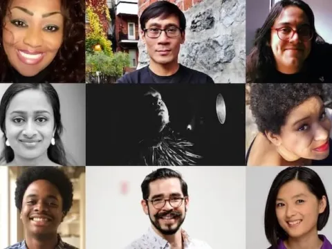 Top row: Aisha Staggers, Anthony Tan, inti figgis-vizueta Middle row: Shruthi Rajasekar, Elizabeth A. Baker, A. Kori Hill Bottom row: Chevall Pryce, Nicolas Lell Benavides, Hon Ki Cheung